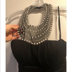 Pearl detailed dress